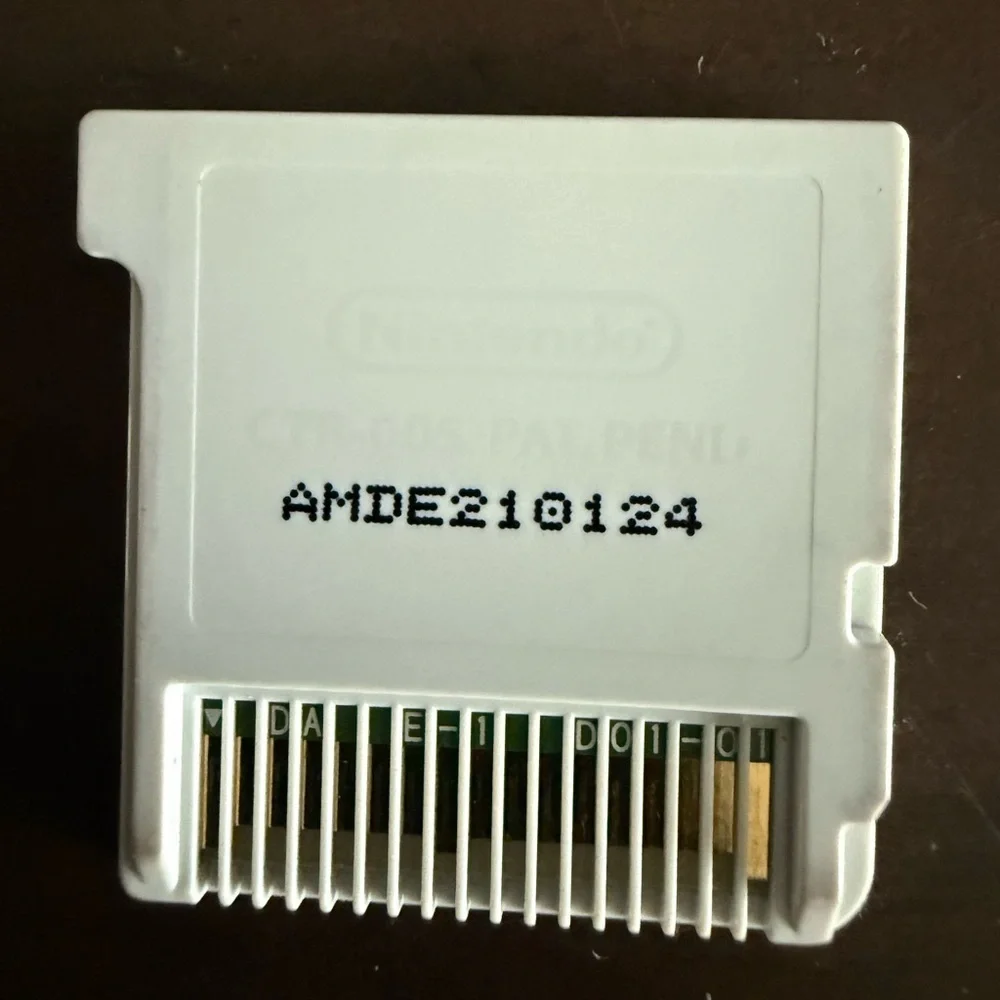 Nintendo 3DS White Game Card - Madden NFL Football Label